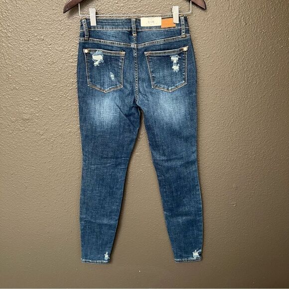 Judy Blue Denim Patch Jean #8864 - Picture 8 of 16